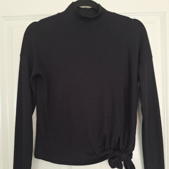 Rag and Bone Black woman’s  long sleeve top blouse  size SP - Picture 1 of 6